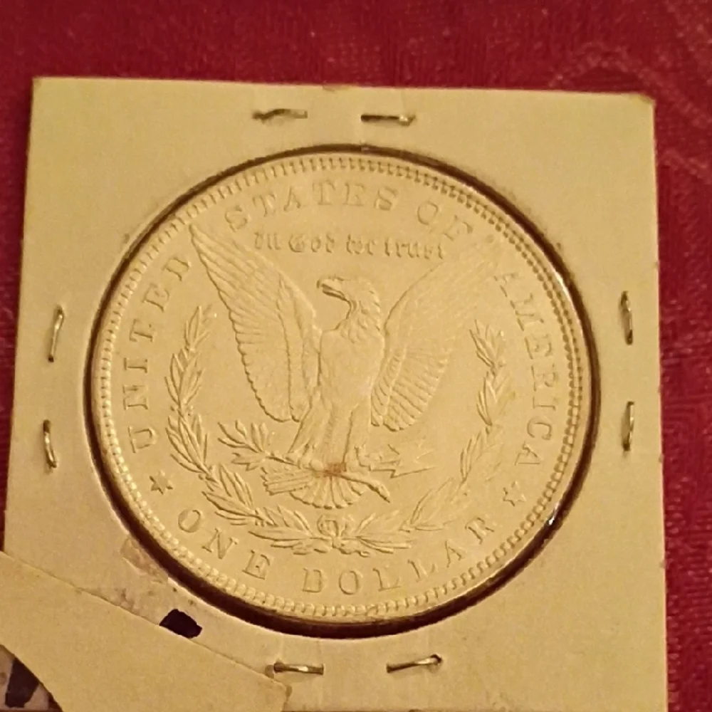 1884 Silver Morgan Dollar Cameo Deep Strike 1884 silver